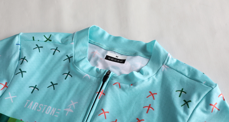 light blue cycling jersey men